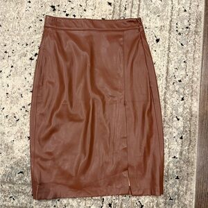 Jason Wu Faux Leather Skirt